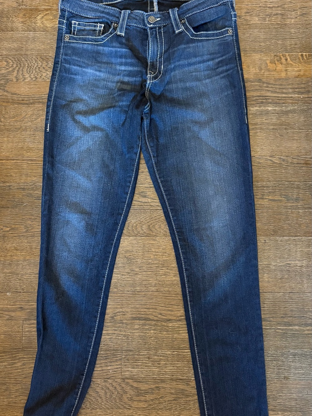 Big Star Women's Skinny Jeans in Dark Blue Wash